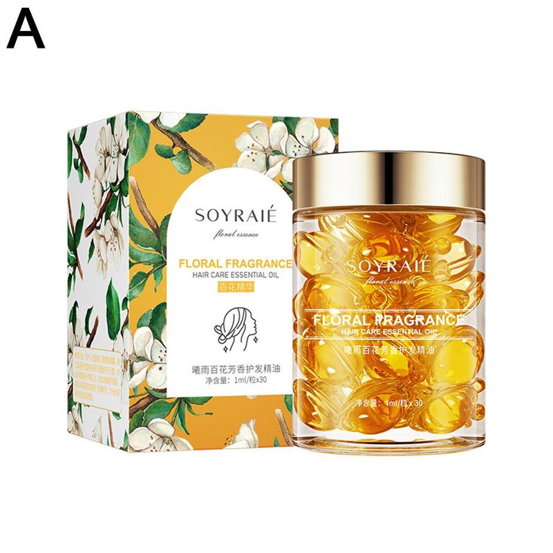 Xiyu Floral Fragrance Hair Oil Series: Rose and Floral Refreshing and Smoothing Hair Care Oil